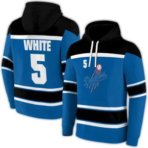 Personalized Los Angeles Dodgers Striped Pattern All Over Print Hoodie
