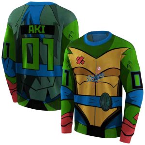 Personalized Los Angeles Dodgers Superhero Armor All Over Print Sweatshirt