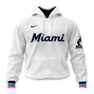 Custom Miami Marlins 2024 All Over Print Hoodie For Fans