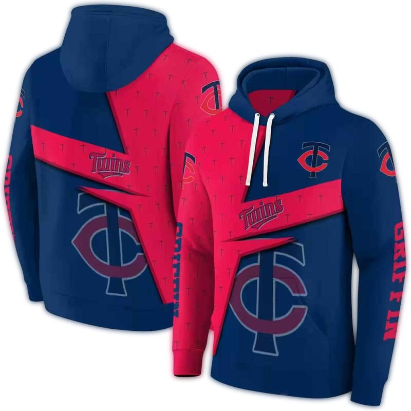 Personalized Minnesota Twins Abstract Shape AOP Hoodie 1