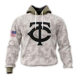 Personalized Minnesota Twins Armed Forces Day All-over Print Hoodie