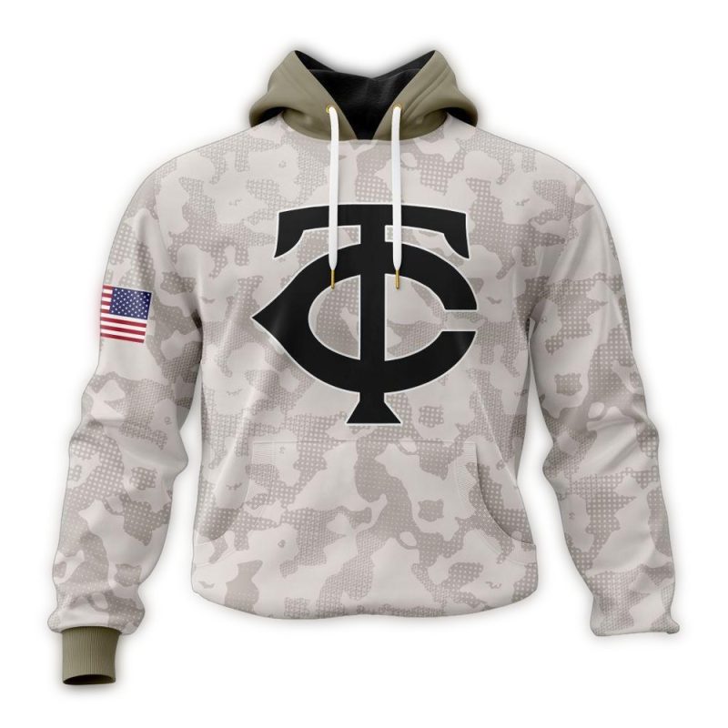 Personalized Minnesota Twins Armed Forces Day AOP Hoodie 1