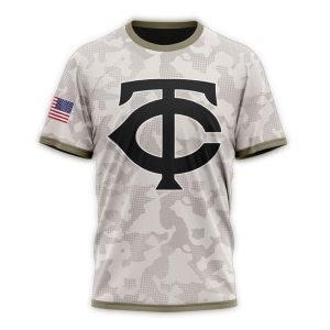 Personalized Minnesota Twins Armed Forces Day All-over Print T Shirt