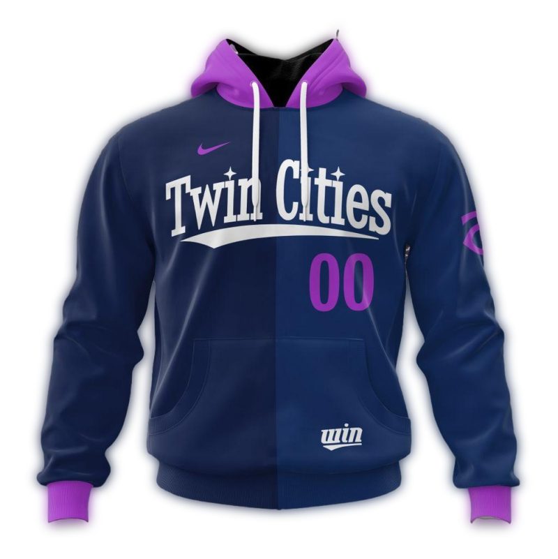 Personalized Minnesota Twins City Connect AOP Hoodie 1