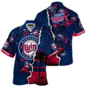 Personalized Minnesota Twins Coconut Scratch Hawaiian Shirt