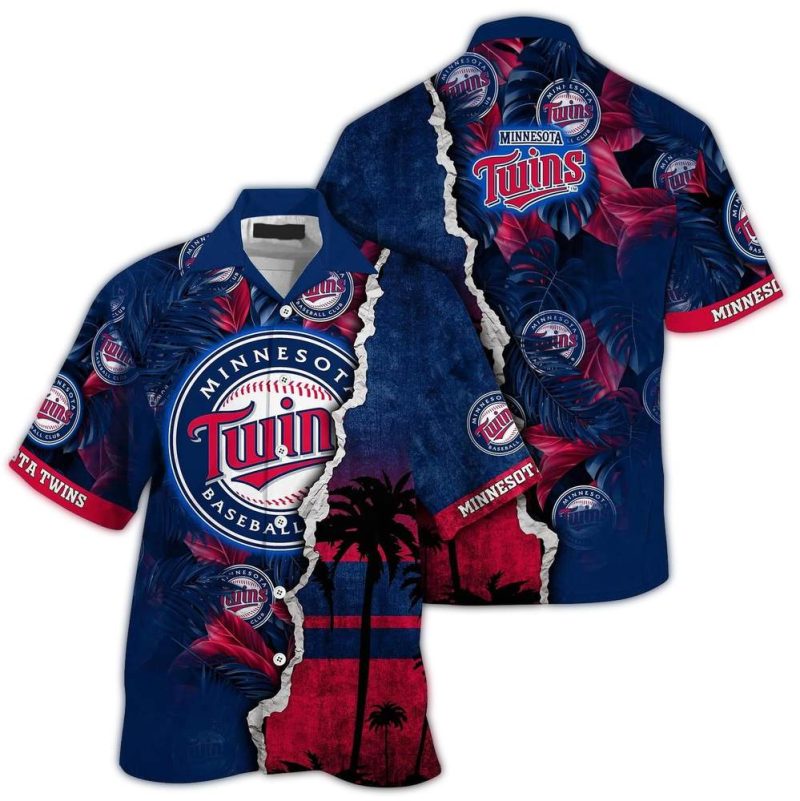 Personalized Minnesota Twins Coconut Scratch Hawaiian Shirt 1