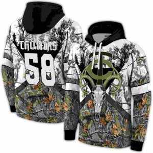 Personalized Minnesota Twins Forest Silhouette All-over Print Hoodie