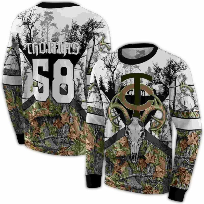 Personalized Minnesota Twins Forest Silhouette AOP Sweatshirt 1