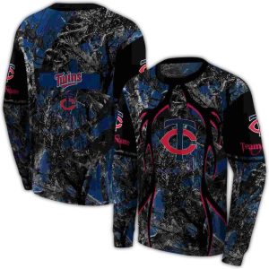 Personalized Minnesota Twins Hunting Theme All-over Print Sweatshirt
