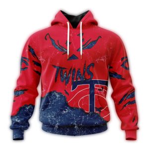 Personalized Minnesota Twins Jack O Lantern Halloween All-over Print Hoodie