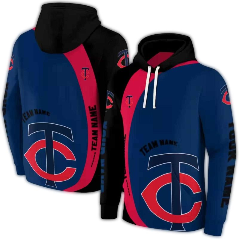 Personalized Minnesota Twins Minimalist AOP Hoodie 1