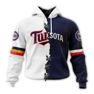 Personalized Minnesota Twins Mix Jersey All-over Print Hoodie