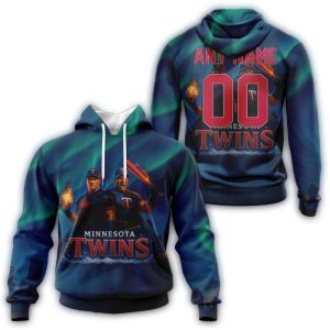 Personalized Minnesota Twins Realistic Baseball All-over Print Hoodie