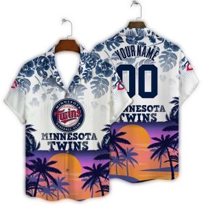 Personalized Minnesota Twins Summer Splash Hawaiian Shirt
