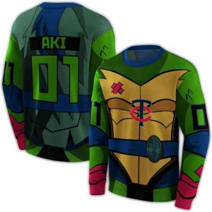 Personalized Minnesota Twins Superhero Armor All-over Print Sweatshirt