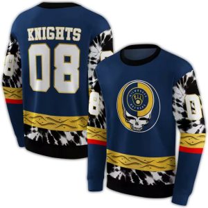 Personalized Milwaukee Brewers Grateful Dead Vibes All Over Print Sweatshirt