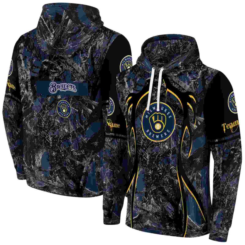 Personalized Miwaukee Brewers Hunting Theme AOP Hoodie 1