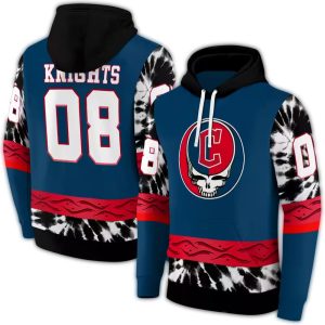 Custom Cleveland Guardians All-Over Print Hoodie With Name & Number