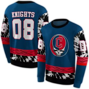 Custom Cleveland Guardians Grateful Vibes All-Over Print Sweatshirt
