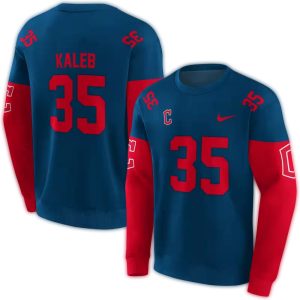 Custom Name & Number Cleveland Guardians All-Over Print Sweatshirt