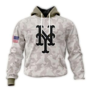 Personalized New York Mets Armed Forces Day All-Over Print Hoodie For Fans
