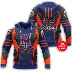 Personalized New York Mets All-Over Print Baseball Hoodie For Fans