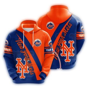 Custom New York Mets In My Heart All-Over Print Hoodie