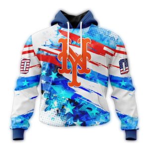 Custom New York Mets 4Th Of July All-Over Print Hoodie For Independence Day
