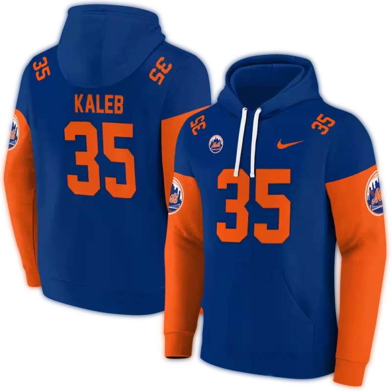 Personalized New York Mets Minimal All over Print Hoodie 1