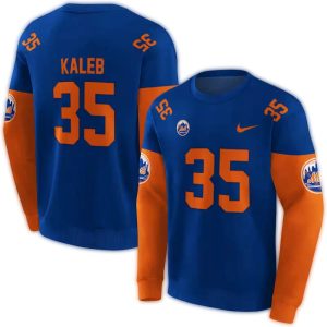 Custom New York Mets Minimalist All-Over Print Sweatshirt