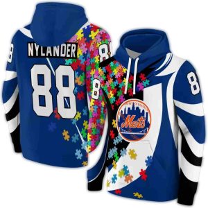 Custom New York Mets All-Over Print Hoodie - Perfect For Fans