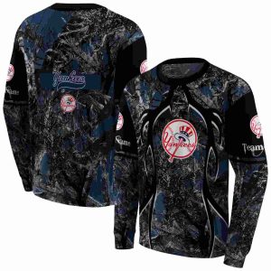Personalized New York Yankees Hunting Theme Sweatshirt - All Over Print Design