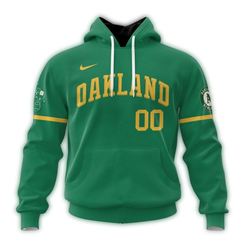Personalized Oakland Athletics Alternate Concept Green AOP Hoodie 1