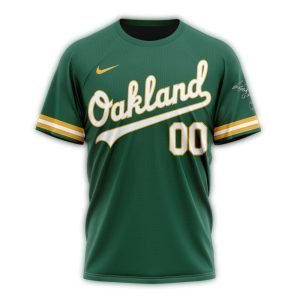 Personalized Oakland Athletics Alternate Kits All Over Print T Shirt