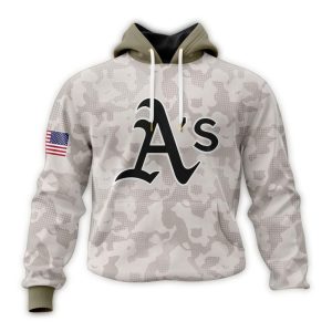 Personalized Oakland Athletics Armed Forces Day All-Over Print Hoodie