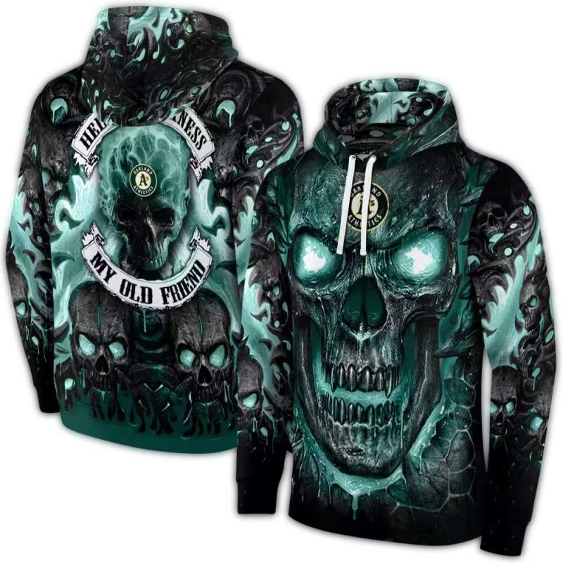 Personalized Oakland Athletics Camo AOP Hoodie 1