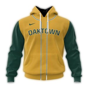 Custom Oakland Athletics City Connect All-Over Print Hoodie For Fans