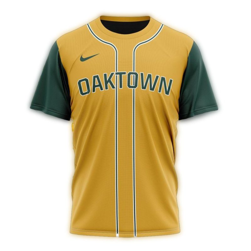 Personalized Oakland Athletics City Connect Concept AOP T Shirt 1