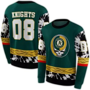 Personalized Oakland Athletics Grateful Dead Vibes All Over Print Sweatshirt