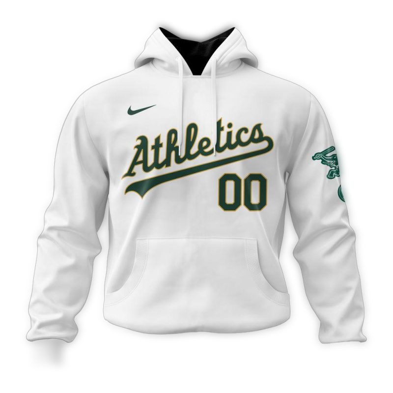 Personalized Oakland Athletics Home Kits 2024 AOP Hoodie 1