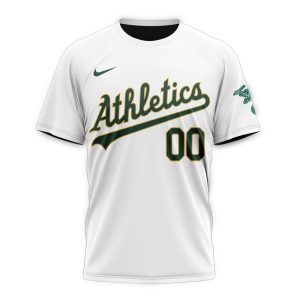 Personalized Oakland Athletics Home Kits 2024 All Over Print T Shirt