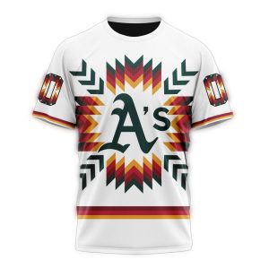 Personalized Oakland Athletics Native All Over Print T Shirt