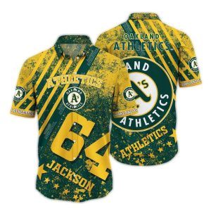 Custom Oakland Athletics Hawaiian Shirt - Personalized Fan Apparel