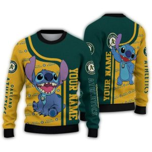 Custom Oakland Athletics Ugly Christmas Sweater For Fans