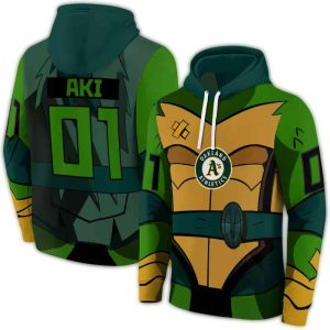 Personalized Oakland Athletics Superhero Armor All Over Print Sweatshirt
