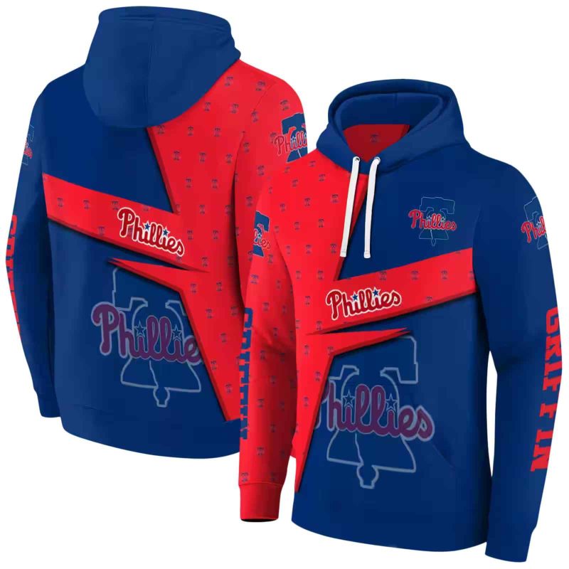 Personalized Philadelphia Phillies Abstract Shape AOP Hoodie 1
