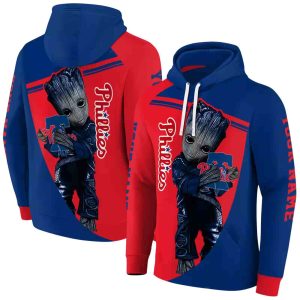 Personalized Philadelphia Phillies Baby Groot All Over Print Hoodie