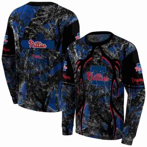 Personalized Philadelphia Phillies Hunting Theme All Over Print Sweatshirt