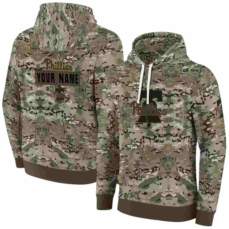Personalized Philadelphia Phillies Military Style AOP Hoodie 1