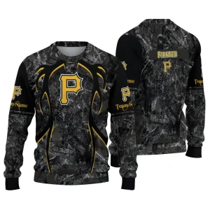 Custom Pittsburgh Pirates Antlers Pattern Holiday Sweater For Fans